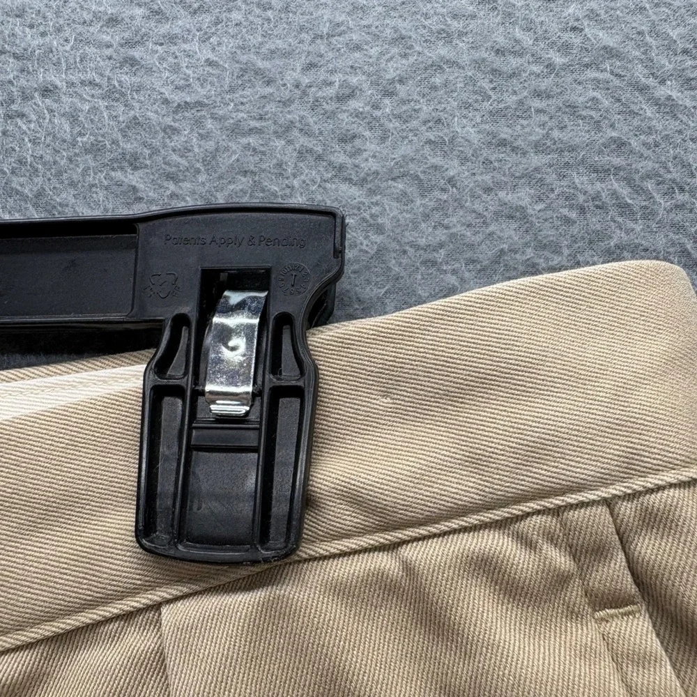 Polo Ralph Lauren Whitman Chino Khaki Pleated Relaxed Fit Mens Pants 36x32 NEW
